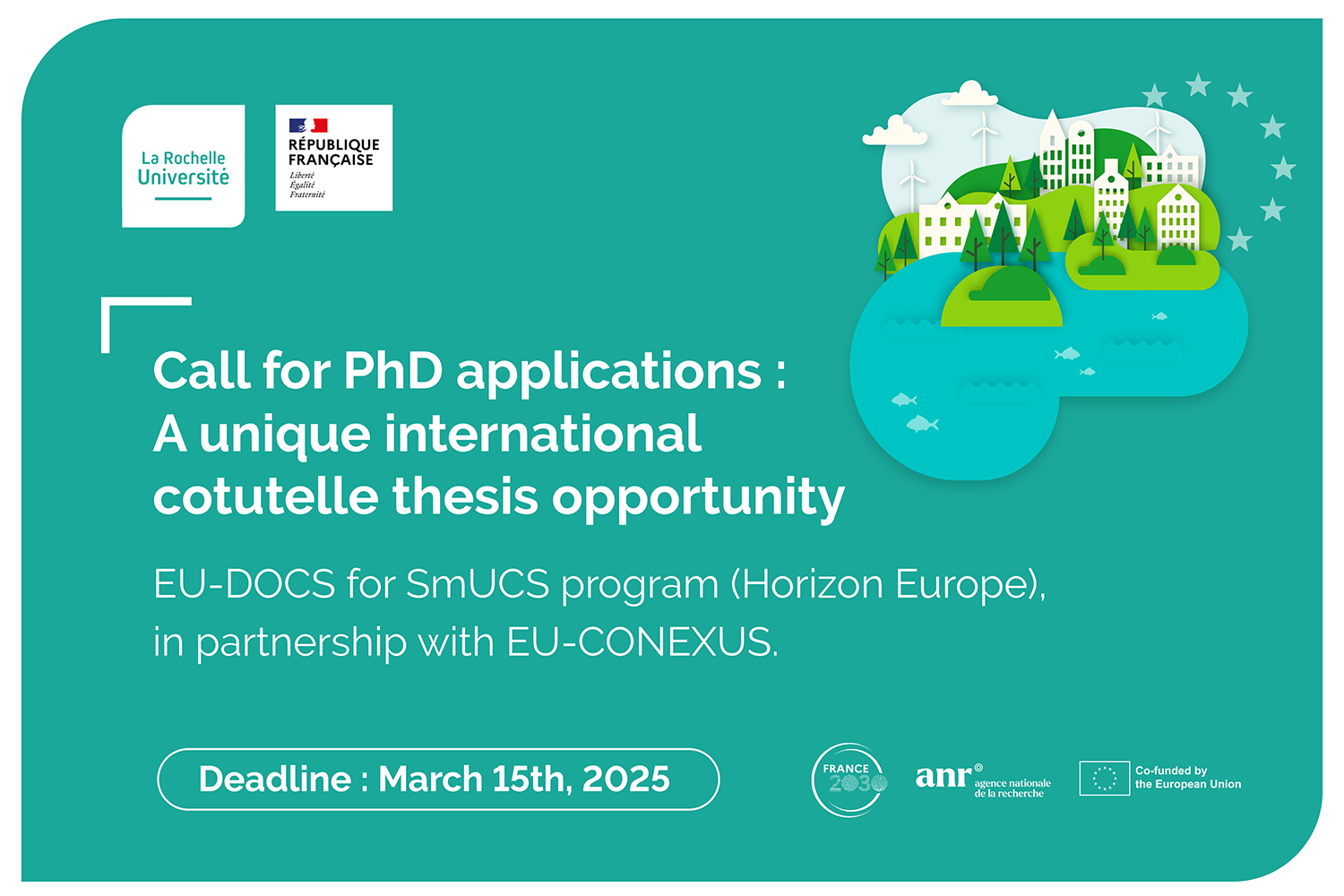 Call for Applications: PhD Opportunities with EU-DOCS for SmUCS 